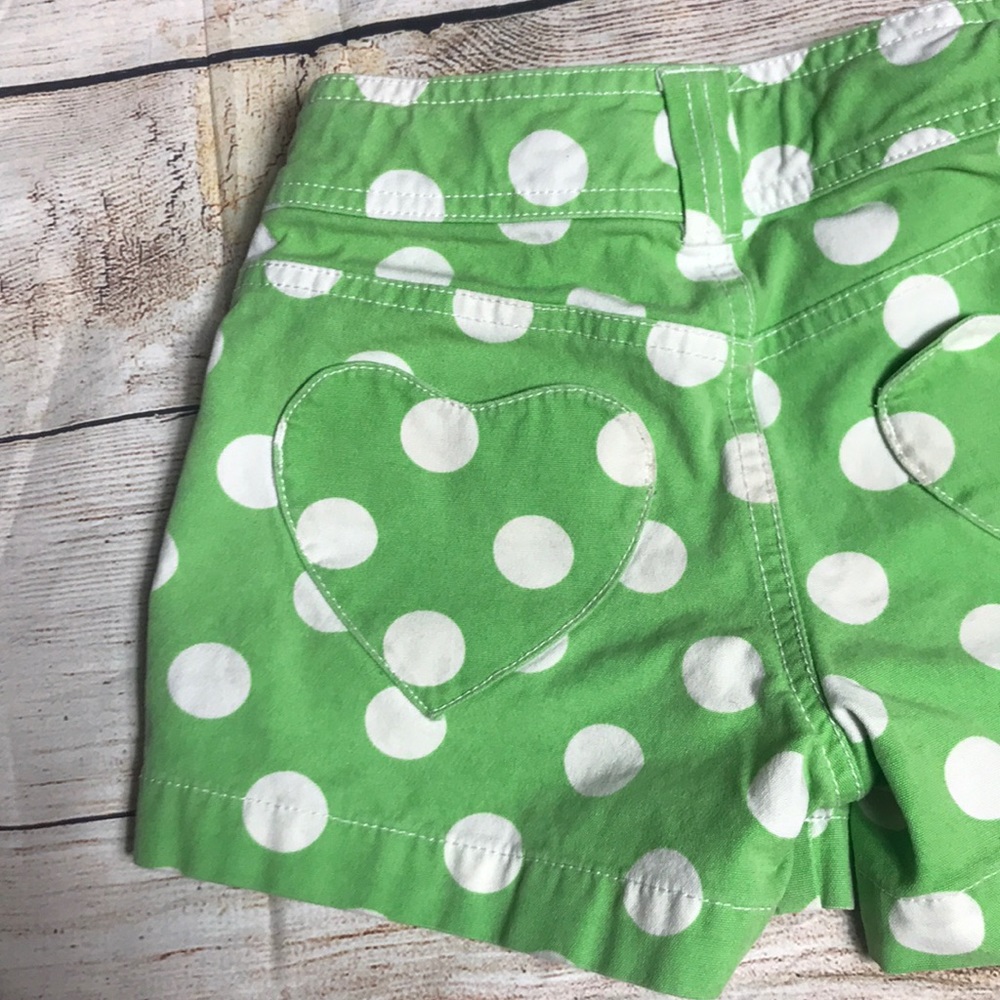 Mini Boden | girls shorts size 7/8 polka dot heart - Picture 4 of 12